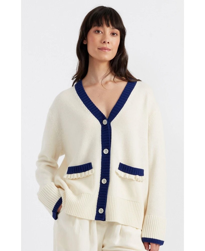 Chinti & Parker Admiral Wool Cashmere Cardigan