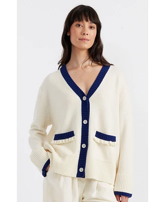 Chinti and Parker Women's & Admiral Wool Cashmere Cardigan