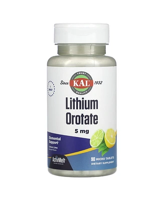 Kal Lithium Orotate Lemon Lime 5 mg