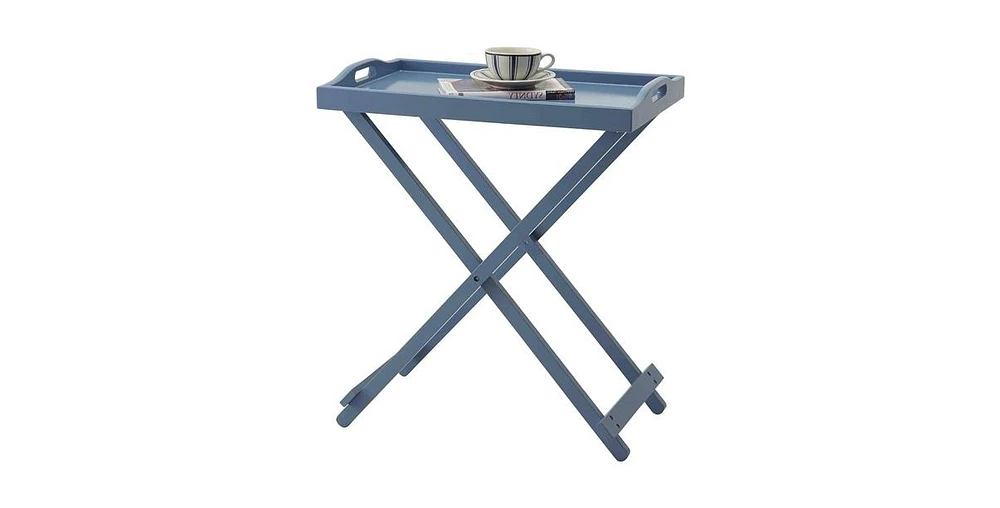 Slickblue Folding Tv Tray Bedside Table for Convenient Snacking and Portable Home Use