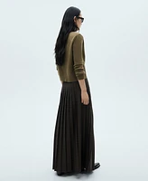 Mango Women's Round Neck Knitted Sweater