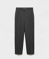 Mango Women's Pinstripe Suit Trousers