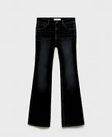 Mango Women's Low Rise Flared Jeans