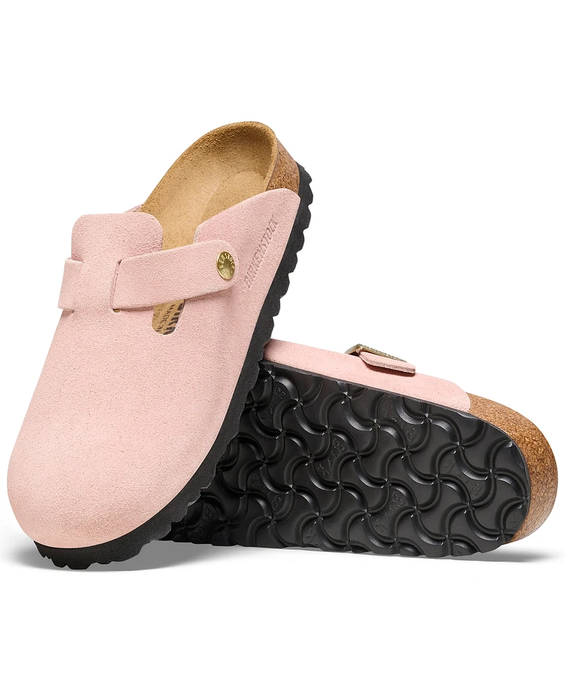 Birkenstock Women's Boston Suede Leather Clogs from Finish Line