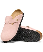 Birkenstock Women's Boston Suede Leather Clogs from Finish Line