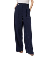 Sam Edelman Women's Lorelai Pleated Wide-Leg Trousers