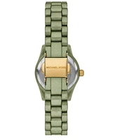 Michael Kors Women's Limited Edition Lexington Three-Hand Dusty Sage Stainless Steel Watch, 26mm