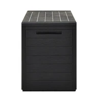 vidaXL Patio Storage Box Anthracite 45.7"x17.3"x21.7"