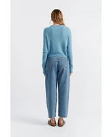 Chinti and Parker Women's & Pure Cashmere Summer Cropped Cardigan