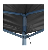 Folding Pop-up Partytent 9.8'x19.7' Anthracite