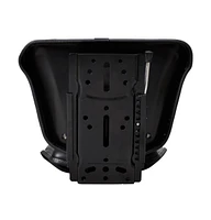 vidaXL Tractor Seat with Backrest Black