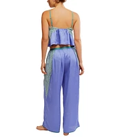 Free People Women's Anywhere With You Lace-Trim Lounge Set