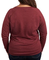 Hybrid Apparel Plus Size Disney Mickey Valentines Day Love Graphic Crew Neck Top