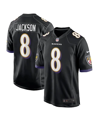 Nike Men's Lamar Jackson Black Baltimore Ravens Alternate Game Jersey