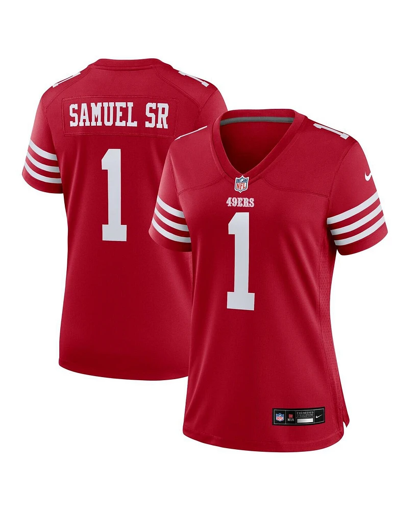 Nike Women's Deebo Samuel Sr Scarlet San Francisco 49ers Game Jersey