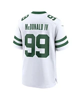 Nike Men's Will McDonald Iv Legacy White New York Jets Game Jersey