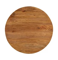 Coffee Table 25.6"x25.6"x12.6" Solid Acacia Wood