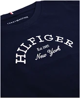 Tommy Hilfiger Big Girls Arched Short Sleeve Tee