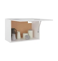 Hanging Cabinet White 23.6"x12.2"x15.7" Engineered Wood