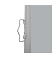 Patio Retractable Side Awning 55.1"x472.4" Anthracite