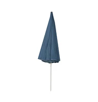 vidaXL Beach Parasol Blue 118.1"