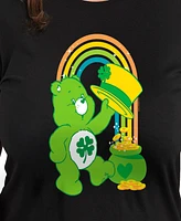 Hybrid Apparel Plus Trendy Care Bears St Patrick's Day Graphic Crew Neck T-Shirt