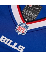 Men's Nike Gregory Rousseau Royal Buffalo Bills Game Player Jersey