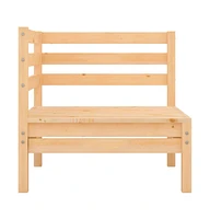 vidaXL Piece Patio Lounge Set Solid Wood Pine