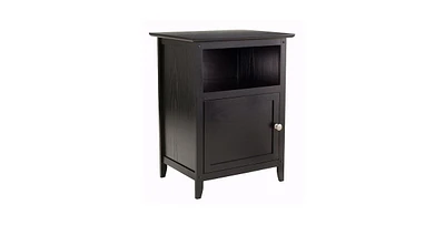 Slickblue Shaker Style End Table Nightstand with Shelf for Storage and Organization