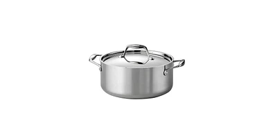 Slickblue 5-Quart Stainless Steel Dutch Oven with Lid Oven and Cooktop Safe for Versatile Cooking