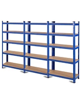 Gymax Adjustable 36''x72'' Heavy Duty 5 Level Garage Tool Shelf Storage 2000lb Capacity