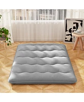 Gouun Foldable Futon Mattress with Washable Cover and Carry Bag for Sleeping and Camping