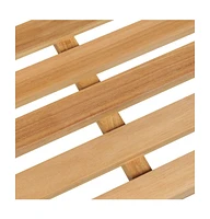 Patio Bench 44.9" Solid Teak Wood