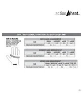 ActionHeat Aa Battery Heated Fleece Gloves 2.0 - Women's Black S/M