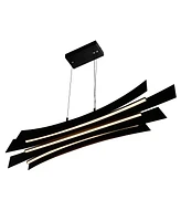 Cwi Lighting 10" Metal Candora Integrated Led Island Pool Table Light