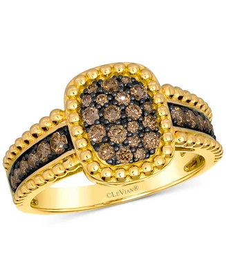 Le Vian Chocolatier Chocolate Diamond (5/8 ct. t.w.) Ring in 14k Honey Gold