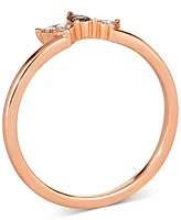 Le Vian Chocolate Diamond (1/20 ct. t.w.) & Nude Diamond (1/20 ct. t.w.) Ring in 14k Strawberry Gold