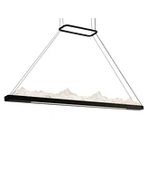Cwi Lighting 19" Metal Himalayas Integrated Led Island Pool Table Light