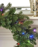 Seasonal 24" Palmetto Pine Wreath, 50 Dual Led Lights