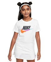 Nike Big Kids Sportswear Short-Sleeve Cotton T-Shirt