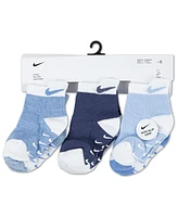 Nike Baby or Toddler Tab Gripper Socks, Pack of 6