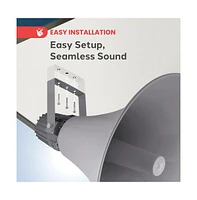 Pyle 19.5" Indoor/Outdoor Pa Horn Speaker with 100W Rms Power & 70V/100V Transformer