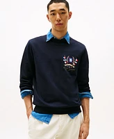 Tommy Hilfiger Men's Embroidered Crest Sweatshirt