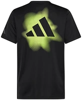 adidas Big Boys Short-Sleeve Gradient Logo Graphic T-Shirt