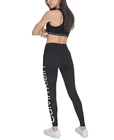 Calvin Klein Women's Active High-Waist Jumbo-Logo Full-Length Leggings