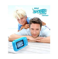 Pyle Surf Sound Waterproof Portable Speaker Case for Smartphones, MP3 Players, and iPods (Blue)