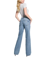 Guess Women's Low-Rise Slouchy-Fit Wide-Leg Jeans