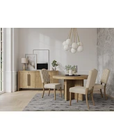 5pc Dining Set (Davie Round Table & 4 Jesilyn Chairs)