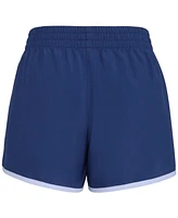 adidas Big Girls Elastic-Waistband Woven Shorts With Binding
