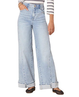 Democracy Women's Ab"Solution Wide Leg Jeans